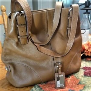 TIGNANELLO Perfect 10  Pebbled Leather Large Satch